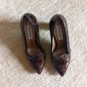 Pour la Victoire brown  heel Sz.8.5